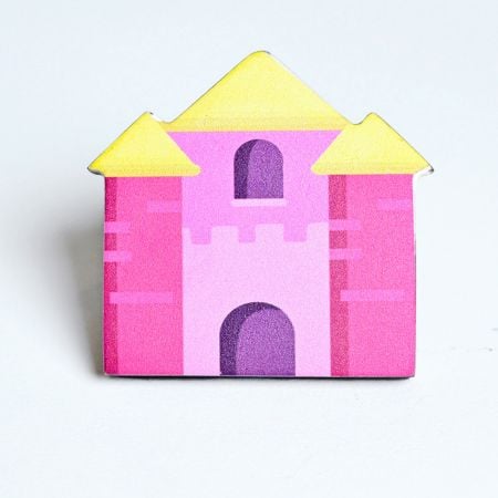 Handmade Acacia Wood Castle Cupboard Handle Set